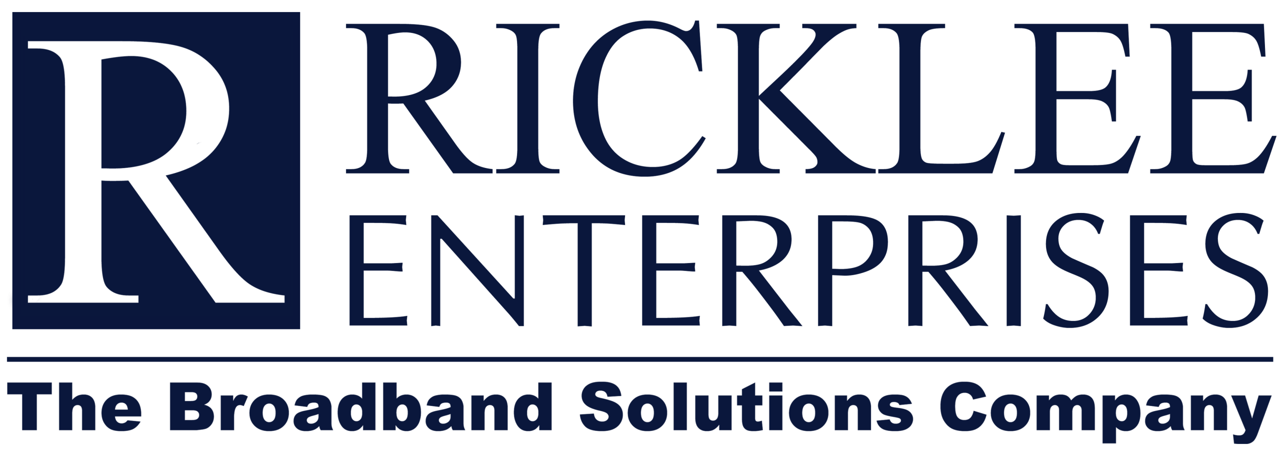 Ricklee Official Logo (Navy Blue)